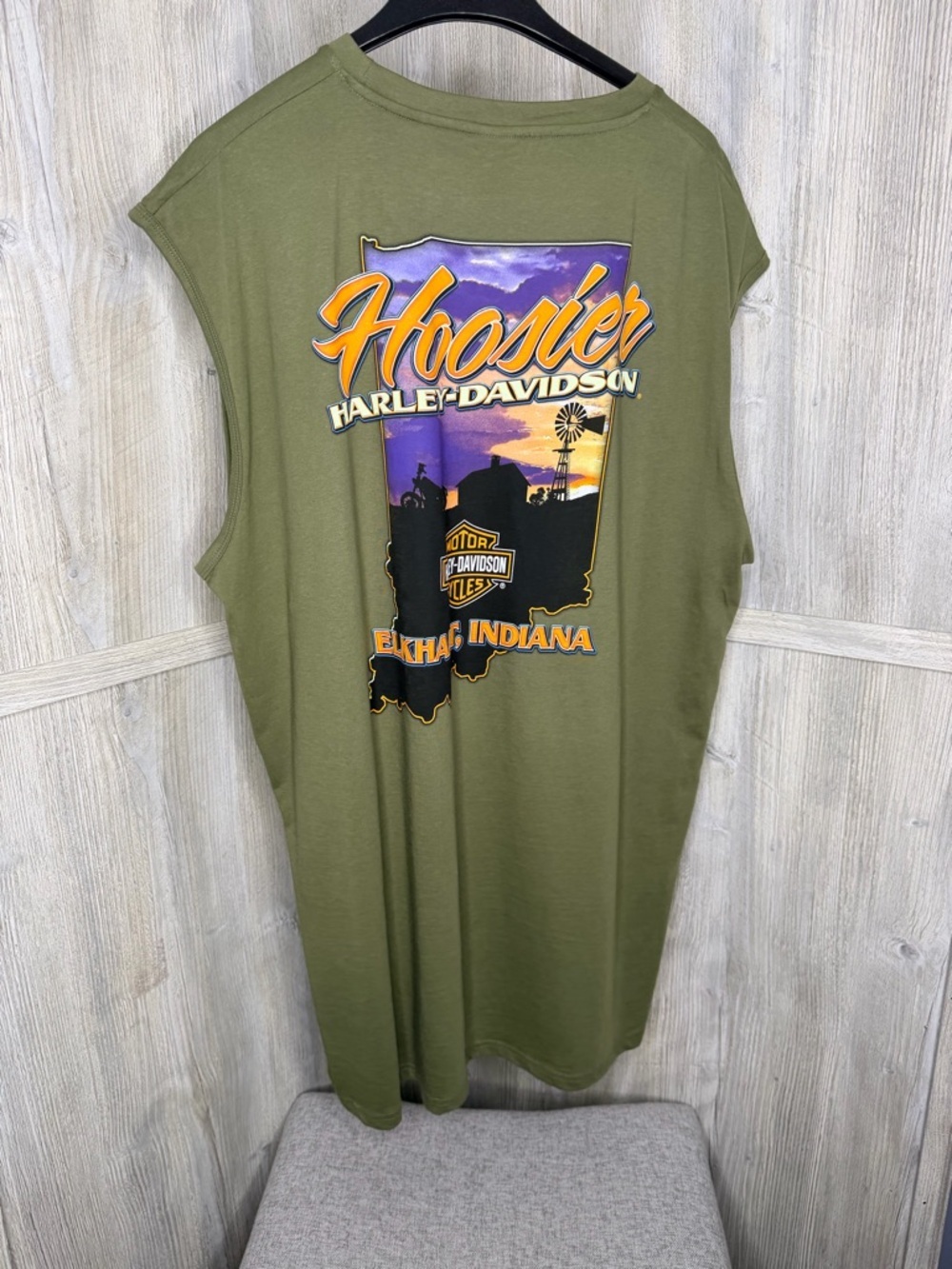 Harley Davidson Sleeveless T Shirt NWT - Picture 2 of 4